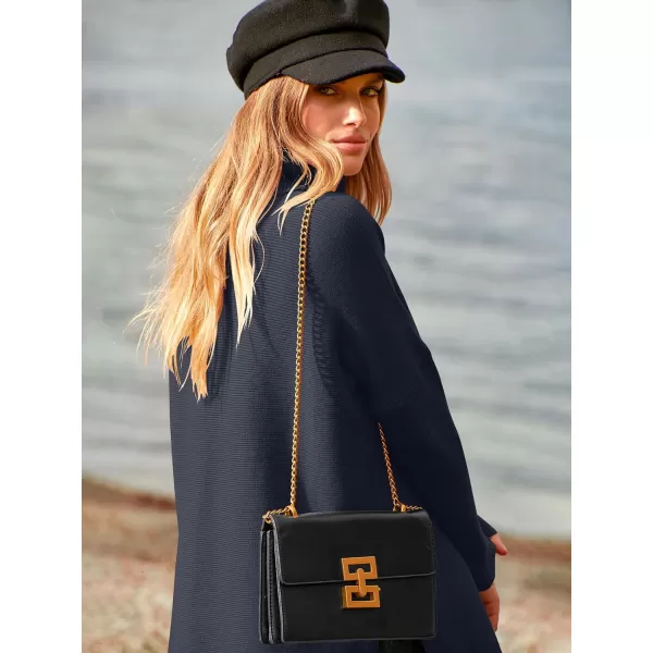 imageANRABESS Womens Turtleneck Oversized 2023 Long Batwing Sleeve Spilt Hem Knit Tunic Pullover Sweater TopsNavy Blue