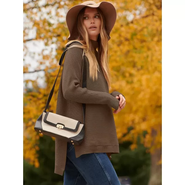 imageANRABESS Womens Turtleneck Oversized Long Batwing Sleeve High Low Spilt Hem Knit Pullover Sweater TopsBrown
