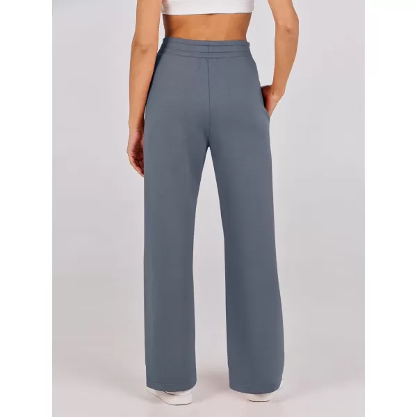 imageANRABESS Womens Wide Leg Sweatpants 2023 Fall Casual Loose High Wasited Straight Baggy Jogging Sweat PantsGrey