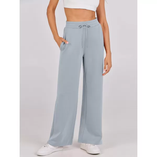 imageANRABESS Womens Wide Leg Sweatpants 2023 Fall Casual Loose High Wasited Straight Baggy Jogging Sweat PantsSky