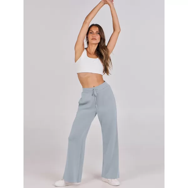 imageANRABESS Womens Wide Leg Sweatpants 2023 Fall Casual Loose High Wasited Straight Baggy Jogging Sweat PantsSky