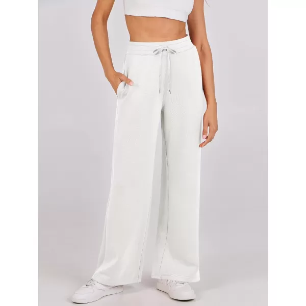 imageANRABESS Womens Wide Leg Sweatpants 2023 Fall Casual Loose High Wasited Straight Baggy Jogging Sweat PantsWhite