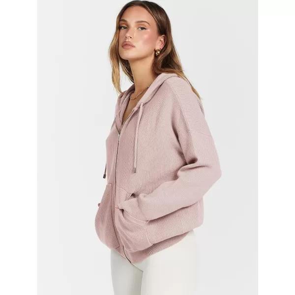 imageANRABESS Womens Zip Up Hoodies Sweater 2023 Fall Oversized Casual hooded Jacket Long Sleeve Ribbed Knit SweatshirtsANRABESS Womens Zip Up Hoodies Sweater 2023 Fall Oversized Casual hooded Jacket Long Sleeve Ribbed Knit Sweatshirts