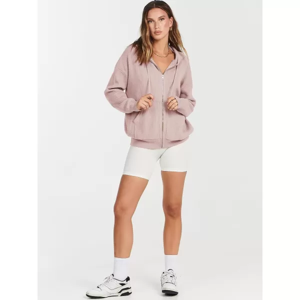 imageANRABESS Womens Zip Up Hoodies Sweater 2023 Fall Oversized Casual hooded Jacket Long Sleeve Ribbed Knit SweatshirtsANRABESS Womens Zip Up Hoodies Sweater 2023 Fall Oversized Casual hooded Jacket Long Sleeve Ribbed Knit Sweatshirts