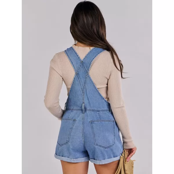 imageANRABESS Womenss Denim Shortalls Loose Fit Sleeveless Adjustable Straps Shorts Bib Overalls Jean ShortsWashed Blue