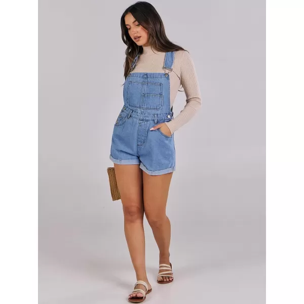 imageANRABESS Womenss Denim Shortalls Loose Fit Sleeveless Adjustable Straps Shorts Bib Overalls Jean ShortsWashed Blue