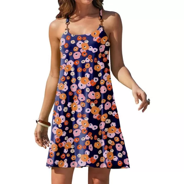 imageANRABESS Summer Dress for Women Beach Cover Up Sleeveless Strap Tank Mini Sundress Resort SwimwearFloral 05