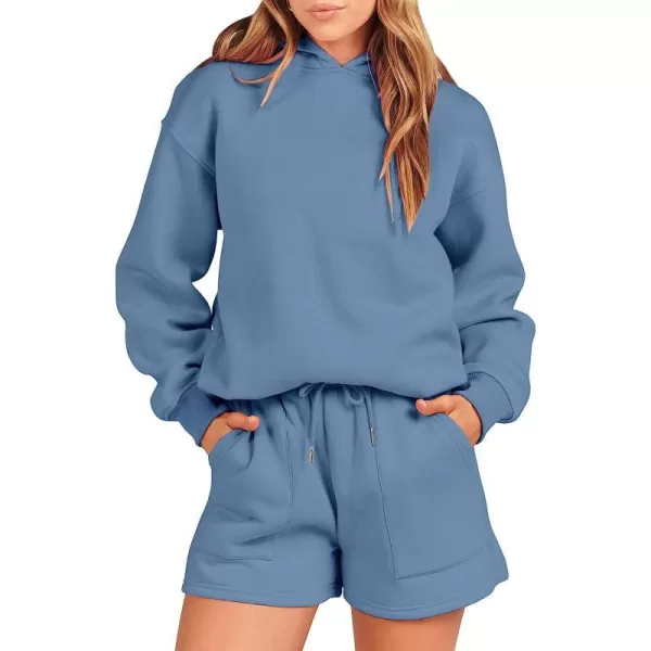 imageANRABESS Women 2 Piece Outfits Hoodie Short Set Oversized Sweatshirt Shorts Sweatsuit Y2K ClothesDeep Blue