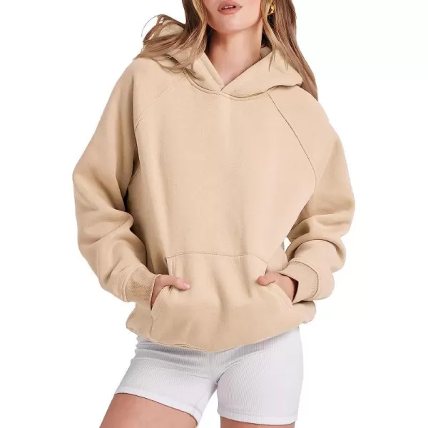 imageANRABESS Women Hoodies Fleece Oversized Sweatshirt Drop Shoulder Long Sleeve Athletic Workout Pullover Y2K ClothesDark Apricot