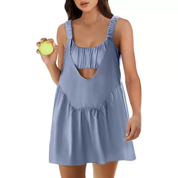 imageANRABESS Women Summer Sleeveless Mini Dress Builtin Bra and Shorts Casual Cutout Workout Athletic 2 Piece Tennis DressesGrey Blue