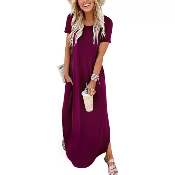 imageANRABESS Womens Casual Loose Short Sleeve Long Dress Split Maxi Summer Beach Dress with Pockets03 Purple