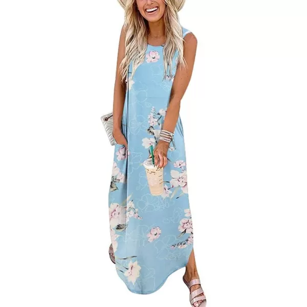 imageANRABESS Womens Casual Loose Sundress Long Dress Sleeveless Split Maxi Dresses Summer Beach Dress with Pockets01 Floral