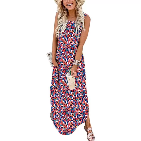 imageANRABESS Womens Casual Loose Sundress Long Dress Sleeveless Split Maxi Dresses Summer Beach Dress with PocketsFloral 03