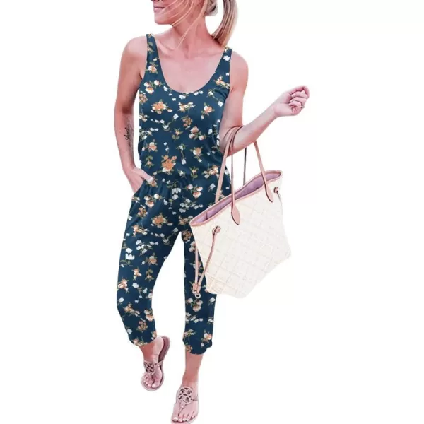 01-navy Floral
