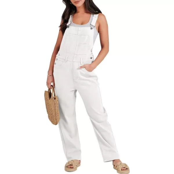 imageANRABESS Womens Overalls Casual Loose Fit Adjustable Strap Denim Bib Overall Jeans Pants JumpsuitsWhite