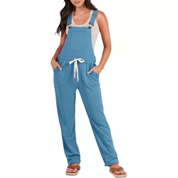 imageANRABESS Womens Overalls Jumpsuit Casual Sleeveless Adjustable Tie Straps Drawstring Jumpers Outfits with PocketsDenim Blue