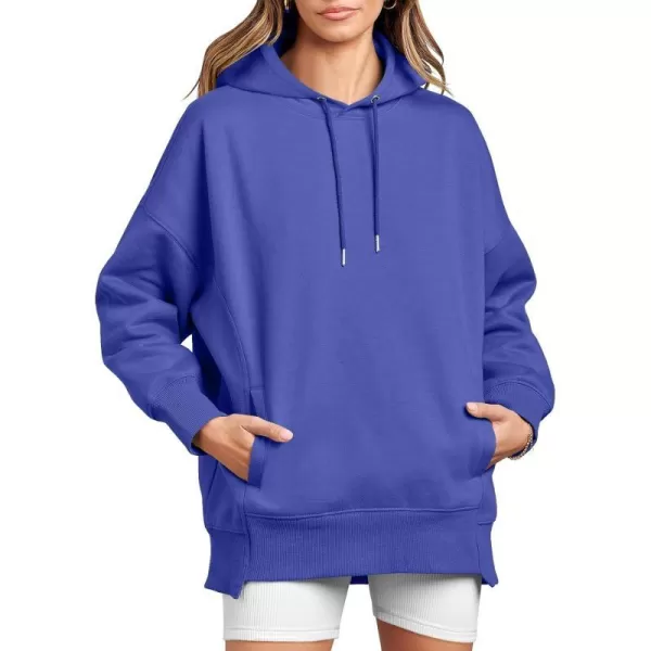 imageANRABESS Womens Oversized Hoodies Fleece Casual Drop Shoulder Athletic Sweatshirts Long Sleeve Pullover 2023 Trendy TopRoyal