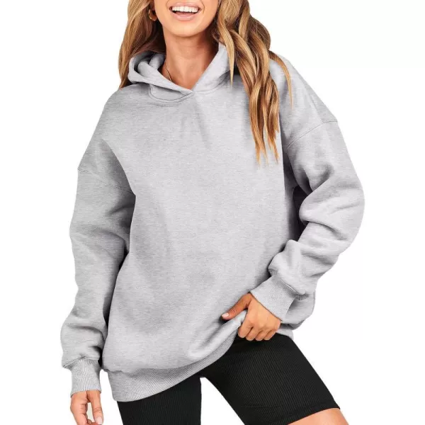 imageANRABESS Womens Oversized Hoodies Fleece Hooded Sweatshirts Casual Long Sleeve Pullover Loose 2023 Fall ClothesLight Grey