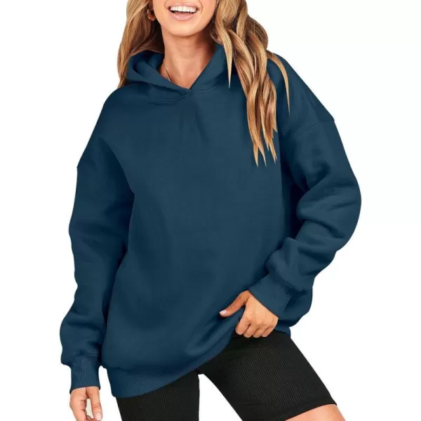 imageANRABESS Womens Oversized Hoodies Fleece Hooded Sweatshirts Casual Long Sleeve Pullover Loose 2023 Fall ClothesNavy Blue