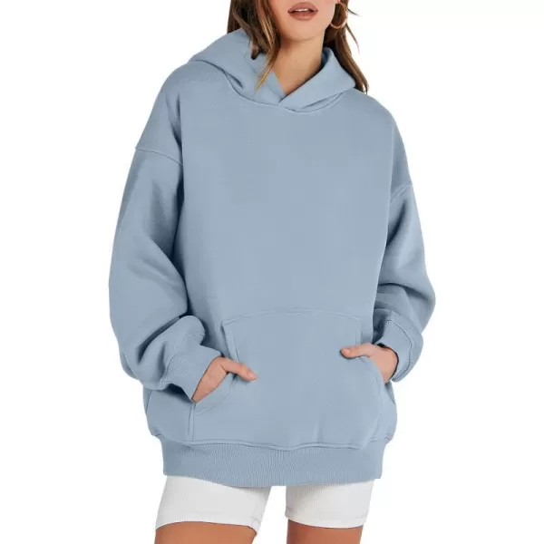 imageANRABESS Womens Oversized Hoodies Fleece Sweatshirts Long Sleeve Hooded Pullover Winter Clothes with PocketGrey Blue