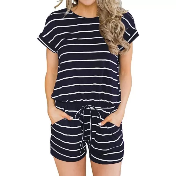01 Navy White Stripes