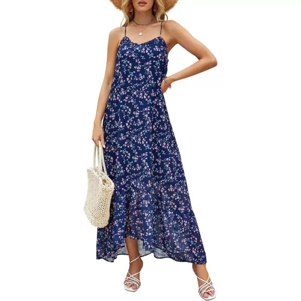 imageANRABESS Womens Summer High Low Ruffle Maxi Dress Spaghetti Strap Print Flowy Beach Long DressPrint 01