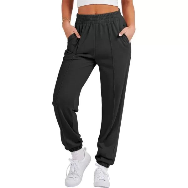 imageANRABESS Womens Sweatpants Baggy Casual High Waisted Workout Athletic Cinch Bottom Joggers PantsBlack
