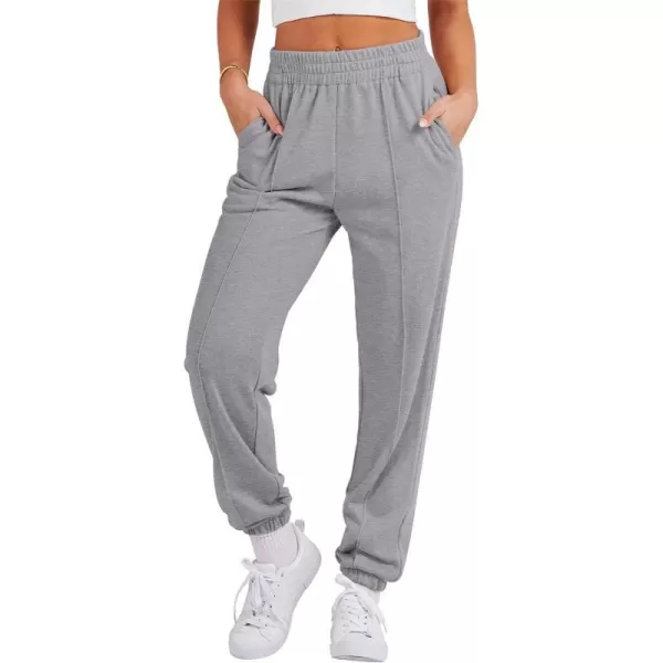 imageANRABESS Womens Sweatpants Baggy Casual High Waisted Workout Athletic Cinch Bottom Joggers PantsDeep Gray