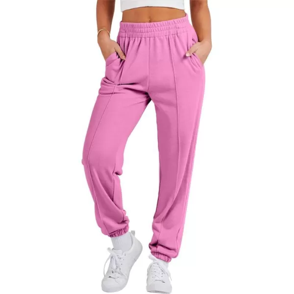 imageANRABESS Womens Sweatpants Baggy Casual High Waisted Workout Athletic Cinch Bottom Joggers PantsPink