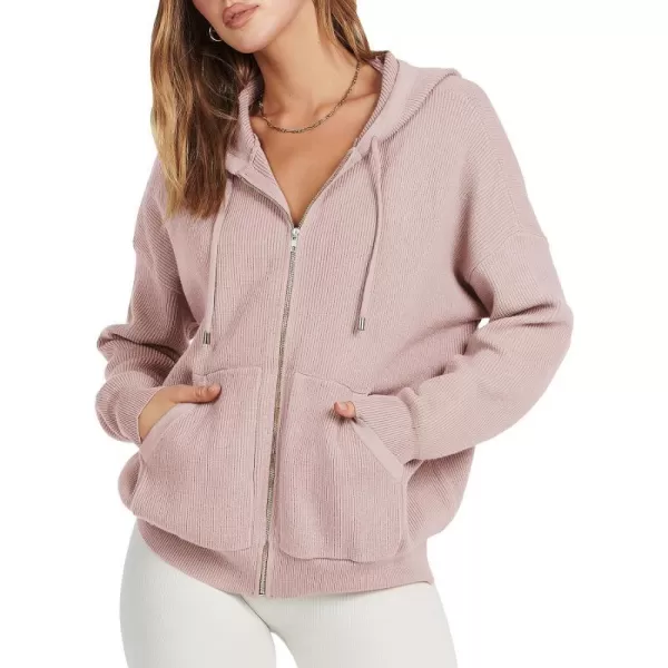 imageANRABESS Womens Zip Up Hoodies Sweater 2023 Fall Oversized Casual hooded Jacket Long Sleeve Ribbed Knit SweatshirtsANRABESS Womens Zip Up Hoodies Sweater 2023 Fall Oversized Casual hooded Jacket Long Sleeve Ribbed Knit Sweatshirts