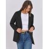 imageANRABESS Women Blazer Cardigan Sweater Chunky Open Front Lady Jacket Coat Fall Outwear Coatigan 2025 Trendy OutfitsBlack