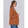 imageANRABESS Women Blazer Cardigan Sweater Chunky Open Front Lady Jacket Coat Fall Outwear Coatigan 2025 Trendy OutfitsCaramel