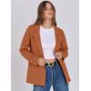 imageANRABESS Women Blazer Cardigan Sweater Chunky Open Front Lady Jacket Coat Fall Outwear Coatigan 2025 Trendy OutfitsCaramel