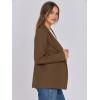 imageANRABESS Women Blazer Cardigan Sweater Chunky Open Front Lady Jacket Coat Fall Outwear Coatigan 2025 Trendy OutfitsCoffee