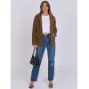 imageANRABESS Women Blazer Cardigan Sweater Chunky Open Front Lady Jacket Coat Fall Outwear Coatigan 2025 Trendy OutfitsCoffee