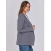 imageANRABESS Women Blazer Cardigan Sweater Chunky Open Front Lady Jacket Coat Fall Outwear Coatigan 2025 Trendy OutfitsGrey