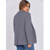imageANRABESS Women Blazer Cardigan Sweater Chunky Open Front Lady Jacket Coat Fall Outwear Coatigan 2025 Trendy OutfitsGrey