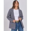 imageANRABESS Women Blazer Cardigan Sweater Chunky Open Front Lady Jacket Coat Fall Outwear Coatigan 2025 Trendy OutfitsGrey