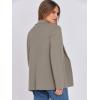 imageANRABESS Women Blazer Cardigan Sweater Chunky Open Front Lady Jacket Coat Fall Outwear Coatigan 2025 Trendy OutfitsTaupe