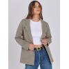 imageANRABESS Women Blazer Cardigan Sweater Chunky Open Front Lady Jacket Coat Fall Outwear Coatigan 2025 Trendy OutfitsTaupe