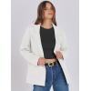 imageANRABESS Women Blazer Cardigan Sweater Chunky Open Front Lady Jacket Coat Fall Outwear Coatigan 2025 Trendy OutfitsWhite