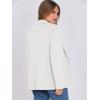 imageANRABESS Women Blazer Cardigan Sweater Chunky Open Front Lady Jacket Coat Fall Outwear Coatigan 2025 Trendy OutfitsWhite