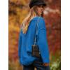 imageANRABESS Womens Oversized Casual Loose Slouchy Scoop V Neck Batwing Long Sleeve Knit 2025 Fall Pullover SweatersAzure