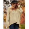 imageANRABESS Womens Oversized Casual Loose Slouchy Scoop V Neck Batwing Long Sleeve Knit 2025 Fall Pullover SweatersBeige