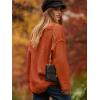 imageANRABESS Womens Oversized Casual Loose Slouchy Scoop V Neck Batwing Long Sleeve Knit 2025 Fall Pullover SweatersBrick
