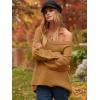 imageANRABESS Womens Oversized Casual Loose Slouchy Scoop V Neck Batwing Long Sleeve Knit 2025 Fall Pullover SweatersCamel