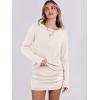 imageANRABESS Women 2 Piece Outfits Long Sleeve Sweater Top Mini Skirt Sets 2025 Fall Spring Lounge Travel Beach Clothing SetsBeige
