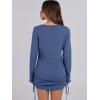 imageANRABESS Women 2 Piece Outfits Long Sleeve Sweater Top Mini Skirt Sets 2025 Fall Spring Lounge Travel Beach Clothing SetsDeep Blue