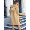 imageANRABESS Women Cardigan Open Front Oversized Casual Knit Hoodie Sweater Coatigan Lady Coat 2025 Fall Trendy OuterwearAlmond
