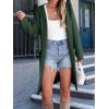 imageANRABESS Women Cardigan Open Front Oversized Casual Knit Hoodie Sweater Coatigan Lady Coat 2025 Fall Trendy OuterwearArmy Green